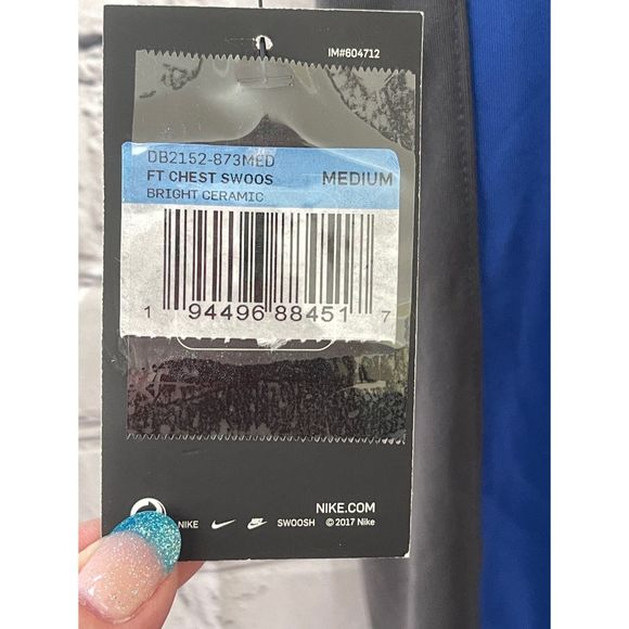 NEW Nike Men's Royal Blue Dri-Fit Polo (Size M) - Picture 10 of 12